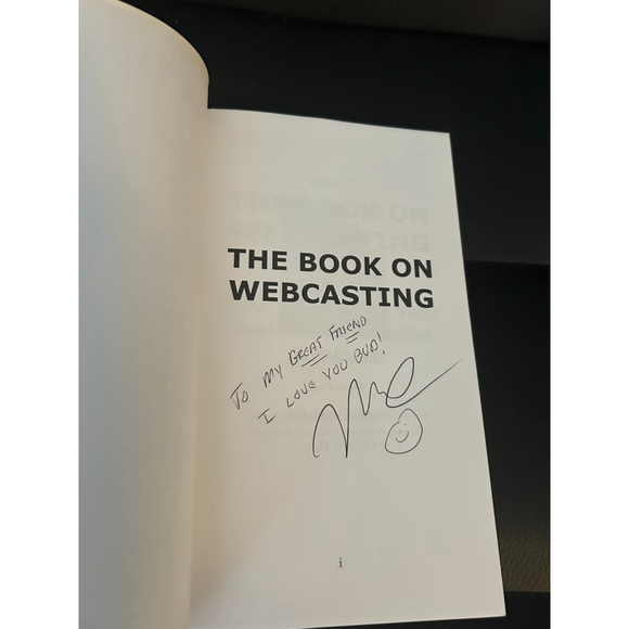 The Book on Webcasting by Mark Call | 2010 Trade Paperback | Signed Copy - Picture 3 of 3